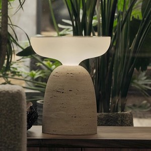 French Vintage Marble Table Lamp E27 LED 220V Switch Control Eye Caring Ambient <b>Light</b> - Product Image 3