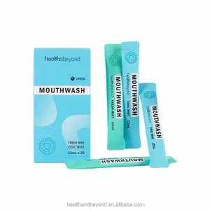 2023new style mouth wash customer logoナチュラルフレッシュブレスいつでもミニ & ポータブルマウスウォッシュ12ml