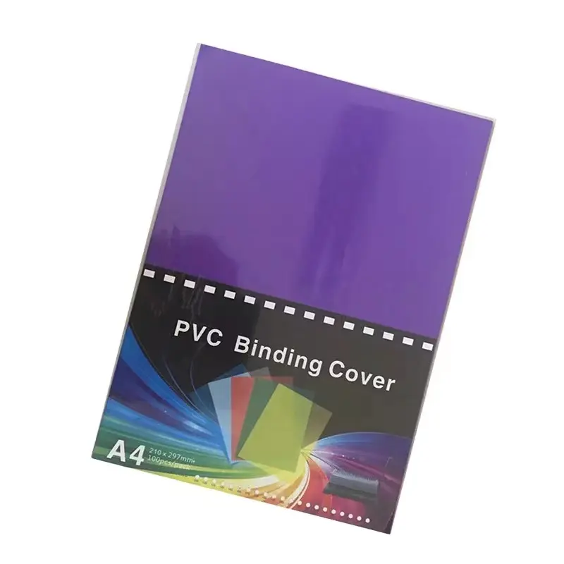 Cartoleria per ufficio 150-180 Micron A4 A3 Cover in plastica con copertina in PVC