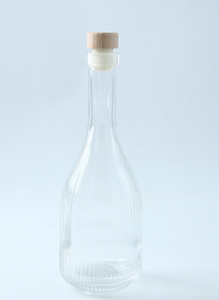 Bouteille en verre plate transparente vide moderne de 200 ml, 375 ml, 500 ml pour spiritueux, <span class=keywords><strong>vodka</strong></span>, whisky, gin, tequila, rhum, <span class=keywords><strong>cocktail</strong></span>, brandy - Product Image 5