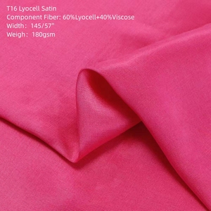 قماش ساتان ليوسيكوز T16 180 جم/متر مربع + Lyocell + من أجل ملابس النساء والقمصان - Product Image 3