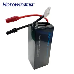 Herini Win baterai Lipo cerdas 6s 16000mAh 22.2V 20C isi ulang daya untuk model RC/mobil/drone pertanian