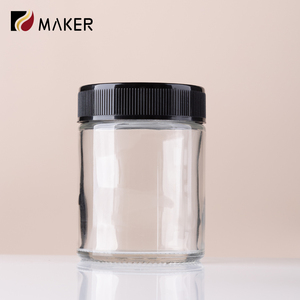 Usine 300ML 70ML stockage des aliments bouchon en plastique bocaux en verre résistant aux enfants jeeter miel grain de café thé confiture bouteille avec la meilleure qualité - Product Image 4