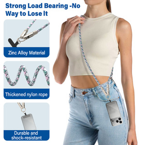 Câble <span class=keywords><strong>de</strong></span> cou portable 60W Type C Câble en nylon tressé et en alliage <span class=keywords><strong>de</strong></span> zinc robuste pour une charge rapide sans enchevêtrement en déplacement - Product Image 4