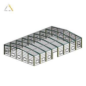 30x15m优质供应预制钢结构房屋结构金属建筑框架