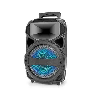 Speaker multi fungsi asli, pengeras suara audio cerdas karaoke LED dan warna-warni