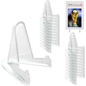 Tốt nhất bán rõ ràng Acrylic hiển thị thẻ đứng miễn phí đứng cho Đồng Xu Bộ sưu tập đồng hồ bỏ túi máy tính để bàn truy cập hàng đầu - Product Image 4