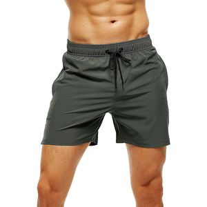 กางเกงขาสั้นกันเหงื่อใช้ได้ทั้งชายและหญิงกางเกงขาสั้นผ้ายืดผ้าฟลีซทำจากฝรั่งเศสผ้าฟลีซผ้าคอตตอนสำหรับยิมวิ่งออกกำลังกายแบบวินเทจ - Product Image 1