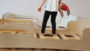 Muebles <span class=keywords><strong>de</strong></span> madera contrachapada para niños, cama directa <span class=keywords><strong>de</strong></span> fábrica, guardería, <span class=keywords><strong>Montessori</strong></span> - Product Image 5