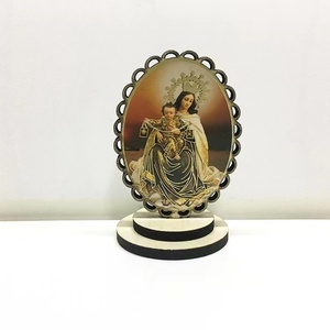 Ornamento <span class=keywords><strong>de</strong></span> madera <span class=keywords><strong>de</strong></span> escritorio para coche, icono <span class=keywords><strong>de</strong></span> la Santa Familia, la santa corona <span class=keywords><strong>de</strong></span> espinas - Product Image 6