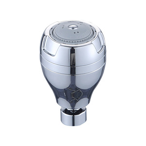 Cabezal de ducha redondo con rociador de masaje y filtro para baños, hoteles y dormitorios - Product Image 1