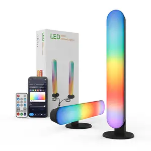 Banqcn LED barra luminosa ambientale, Smart APP Remote Magical Colors RGBICCW musica intercambiabile luce a barra led dimmerabile