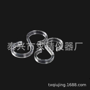 <b>S</b> Plastic <b>Hook</b> 25mm30mm Crystal Clear Injection Molded For Hydroponic Use - Product Image 3