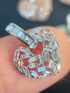 Pendientes de Corazón de Diamantes Naturales de Oro Sólido de 18K Xinfly, Calidad de Herencia AU750, Regalo Directo del Fabricante - Product Image 6