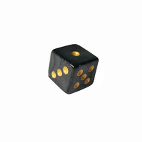 Lot de 7 dés carrés en acrylique à 6 faces, personnalisés avec logo unique, pour jeux de casino et divertissement, vente en gros du fabricant