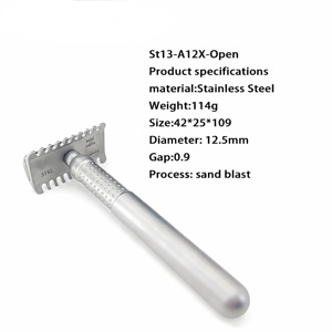 Precision <strong>Edge</strong> Consistent Performance Solid Structure Stainless <strong>Razor</strong> Steel Comfortable Control <strong>Double</strong> <strong>Edge</strong> Safety <strong>Razor</strong> - Product Image 1