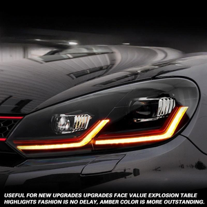 AURON 2009-2013 VW Golf 6 Front LED Lamp Low Beam Factory Direct New 12V 36W 6000 lm 6000K Universal Fitment 6 Months - Product Image 2