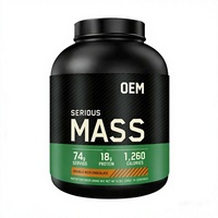 Poudre Protéinée Mass Gainer 5LB (2.23KG) pour Adultes, Marque Privée, OEM, Saveur Personnalisée, Haute Teneur en Calories, pour la Prise de Masse Musculaire et la Croissance Corporelle