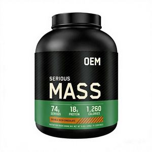 Proteína para Aumentar Masa Muscular 5LB (2.23KG), Etiqueta Privada para Adultos, OEM, Sabor Personalizado, Alto Contenido Calórico, Suplemento Deportivo para el Crecimiento Muscular - Product Image 1