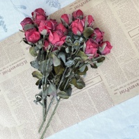 Günstigere Seide Rose Bouquet Hochzeits blumen Dekoration Künstliche Rose Blumen