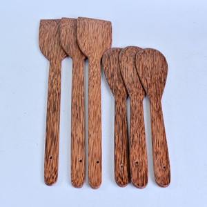 Wholesale cheapest <b>set</b> <b>of</b> kitchen utensils coconut wooden kitchenware cooking tools stirring <b>spatula</b> <b>sets</b> - Product Image 1