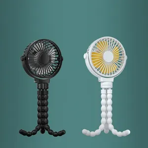 OEM fabrika özel Logo Mini Fan arabası Fan esnek Tripod klip açık için taşınabilir el yaz hava soğutma fanı