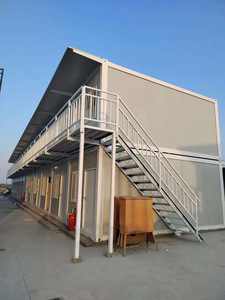 Maison conteneur détachable en acier léger galvanisé de 20 pieds Maison préfabriquée de luxe à faible coût de luxe modulaire directe d'usine de haute qualité - Product Image 3