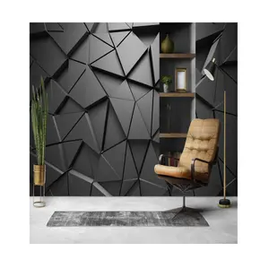 3D geometric abstract grey background designer 3d 5d 8d hd photo fashion wallpaper custom