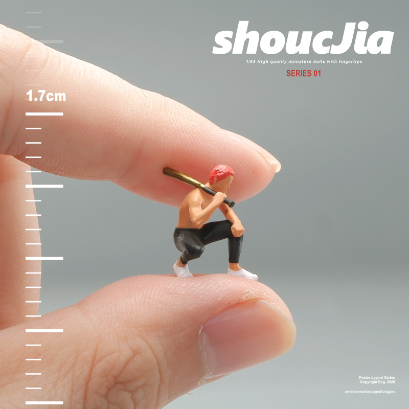 Béisbol niño en cuclillas