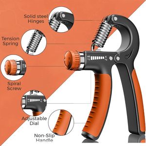 Fortalecedor de Agarre Manual Ajustable y Ligero de PP, Acero y Hierro para Deportes, Fitness y Ejercicio - Diseño Cómodo y Portátil - Product Image 2