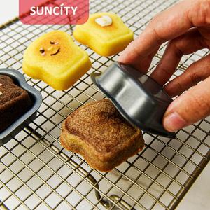 Suncity Chef Hat Cake Mold Non Stick Baking Pan For Cupcakes And Cakes 6 Pack Black Custom Shape - Product Image 2