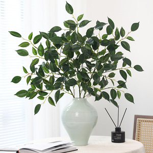 Nuova Pianta Artificiale Verde, Plectranthus a Foglia a Cuore, Baniano Francese in Plastica 80cm, Foglie per Ingegneria Paesaggistica - Product Image 3