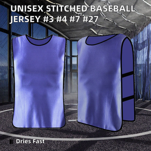 Malla Transpirable Cosida de la Mejor Calidad # 3 Alex Bregman # 4 Crow-Armstrong # 7 Dansby Swanson # 27 Seiya Suzuki Béisbol Unisex Corto - Product Image 2