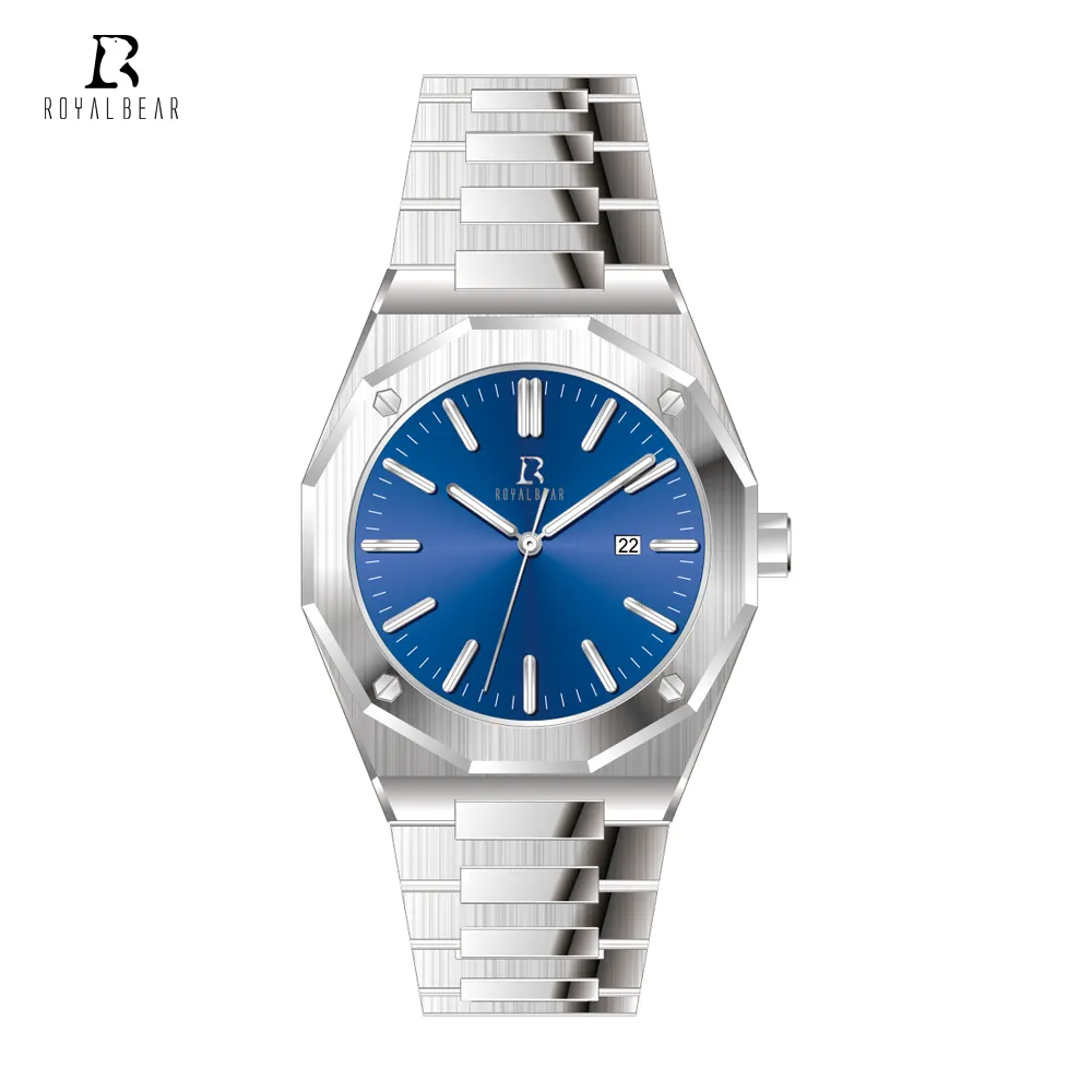 Custom Logo Oem Odm Luxury 5Atm Waterproof Classic Wristwatch private label Minimalist Wrist Stainless Steel Men Quartz Watches