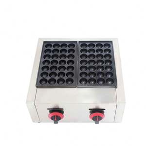 Machine alimentaire commerciale pour snacks, 2 têtes, gaz, poisson, <span class=keywords><strong>seiche</strong></span>, Takoyaki, Grill/oeuf - Product Image 4