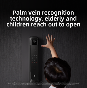 Serrure de porte intelligente CN Mi Smart Door Lock 4 Pro AI avec reconnaissance de la veine palmaire et du visage 3D, œil de chat intelligent, WiFi, entièrement automatique, sécurité intelligente - Product Image 5