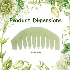 Stone Gua Sha Comb Traditional Massage Tool for <strong>Facial</strong> Manual Massager <strong>Acupuncture</strong> Therapy Trigger <strong>Point</strong> Treatment - Product Image 2