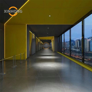 Âm thanh hiện đại hấp thụ Hợp kim nhôm đục lỗ thả treo gạch Trần với lưới Trần 2x2 vuông chống cháy không thấm nước - Product Image 5