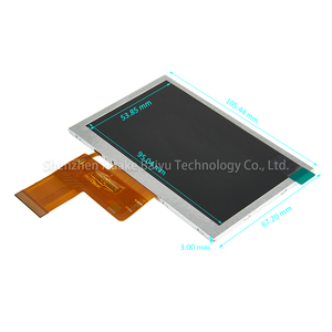 Thiết kế mới 4.3 "40pin Màn hình LCD <span class=keywords><strong>module</strong></span> 800*480 TFT LCD st7262 8-bit LVDS giao diện 4.3 inch IPS LCD ánh sáng mặt trời có thể đọc được hiển thị - Product Image 3