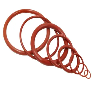 Rosso 60 shore a 1mm 20mm gomma di silicone o ring guarnizioni impermeabile della gomma di silicone o-ring kit