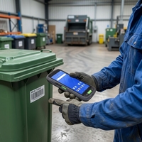 Application de gestion des déchets avec 4 Go de RAM pour un fonctionnement stable, enregistrant la localisation des poubelles, l'état de nettoyage, les réponses aux problèmes et prenant en charge le stockage de données hors ligne