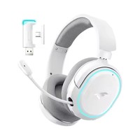 Casque Gaming Sans Fil Picun G2 Son Surround Virtuel 7.1 Éclairage RGB Faible Latence Bluetooth 2,4 GHz