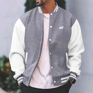 Veste de Baseball au Design Moderne Prix Bas Manches Longues Couleur Personnalisée Veste de Baseball d'Hiver Fabriquée au Pakistan - Product Image 4