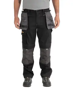 Water Resistant Work Pants for Men with Reinforced Knees, Bellowed Cargo Pocket and Tool Bags Cotton Men Clothes Customized