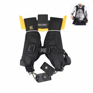 Arnés Doble para Cámara K&F Concept, Nailon de 5 cm, Estilo Profesional, Accesorios de Fotografía DSLR - Product Image 1