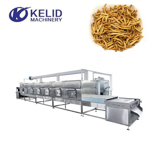 SUS304 Mealworm Locust and Pupae Automatic Drying Industrial Continuous <b>Microwave</b> Drying Machine Volumetric Nutrient Preservatio - Product Image 6