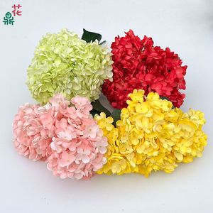 ดอกไฮเดรนเยียผ้าไหมช่อใหญ่สำหรับตกแต่งงานแต่งงานและโรงแรม - Product Image 1