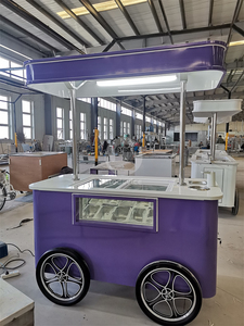 Chariot mobile standard américain pour la vente de nourriture rapide, chariot de vente de crème glacée avec équipement de cuisine, remorques alimentaires, chariot de congélation pour crème glacée - Product Image 6