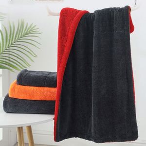 Serviette en microfibre double couche ultra douce et absorbante 1200 g/m², petite tresse 60x90 cm, pour lavage et nettoyage détaillé de voiture - Product Image 4