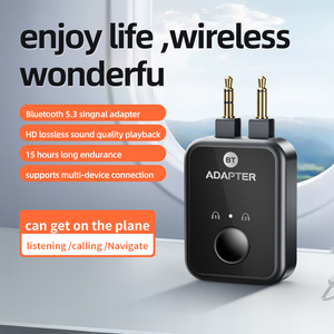 2025 kép 3.5mm AUX BT 5.3 Máy phát âm thanh hỗ trợ 2 tai nghe/loa Máy bay TV, máy tính, âm thanh nhà, phòng tập thể dục không dây adapter - Product Image 3